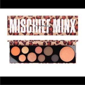 MAC Cosmetics Mischief Minx Palette - Vibrant Orange, Gold, Brown Tones
